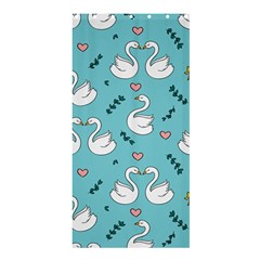 Elegant Swan Pattern Design Shower Curtain 36  X 72  (stall) 