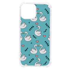 Elegant Swan Pattern Design Iphone 13 Mini Tpu Uv Print Case by Bangk1t