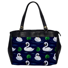 Swan Pattern Elegant Design Oversize Office Handbag by Bangk1t