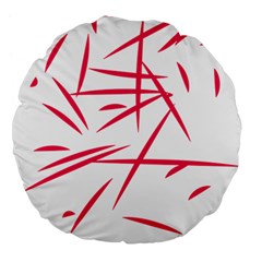 Hijibizi-1-01 Large 18  Premium Flano Round Cushions