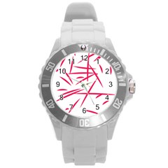 Hijibizi-1-01 Round Plastic Sport Watch (l)