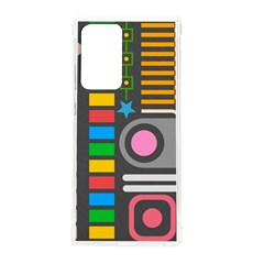 Pattern Geometric Abstract Colorful Arrows Lines Circles Triangles Samsung Galaxy Note 20 Ultra Tpu Uv Case by Bangk1t