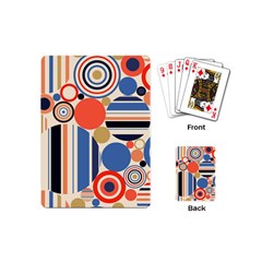 Geometric Abstract Pattern Colorful Flat Circles Decoration Playing Cards Single Design (mini)