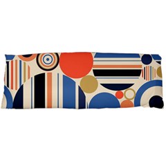 Geometric Abstract Pattern Colorful Flat Circles Decoration Body Pillow Case (dakimakura) by Bangk1t