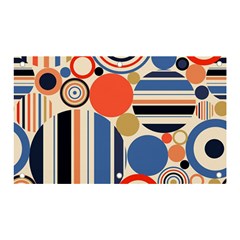 Geometric Abstract Pattern Colorful Flat Circles Decoration Banner And Sign 5  X 3  by Bangk1t