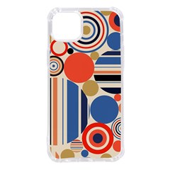 Geometric Abstract Pattern Colorful Flat Circles Decoration Iphone 14 Plus Tpu Uv Print Case by Bangk1t