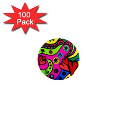 Seamless Doodle 1  Mini Magnets (100 pack) 