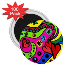 Seamless Doodle 2.25  Magnets (100 pack) 