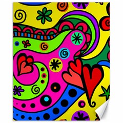 Seamless Doodle Canvas 16  X 20  by Bangk1t