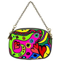 Seamless Doodle Chain Purse (One Side)