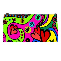 Seamless Doodle Pencil Case