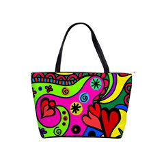 Seamless Doodle Classic Shoulder Handbag