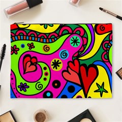 Seamless Doodle Cosmetic Bag (XL)