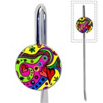 Seamless Doodle Book Mark Front