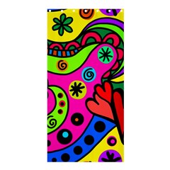 Seamless Doodle Shower Curtain 36  x 72  (Stall) 