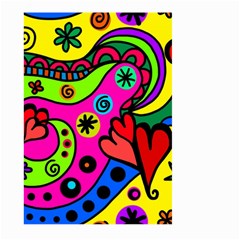 Seamless Doodle Large Garden Flag (Two Sides)