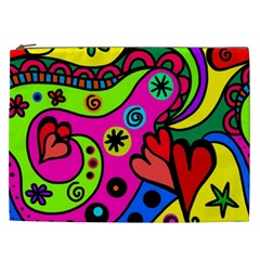 Seamless Doodle Cosmetic Bag (XXL)