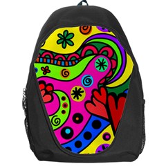 Seamless Doodle Backpack Bag