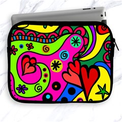 Seamless Doodle Apple iPad 2/3/4 Zipper Cases