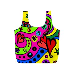 Seamless Doodle Full Print Recycle Bag (s) by Bangk1t