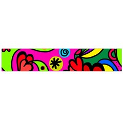 Seamless Doodle Large Premium Plush Fleece Scarf  by Bangk1t