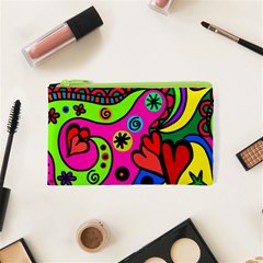 Seamless Doodle Cosmetic Bag (XS)