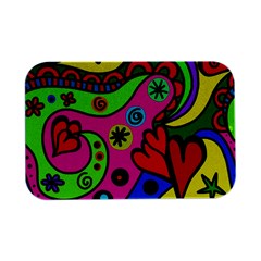 Seamless Doodle Open Lid Metal Box (Silver)  