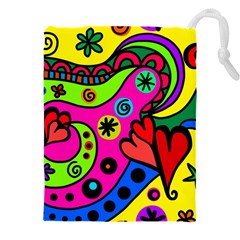 Seamless Doodle Drawstring Pouch (4XL)