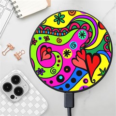 Seamless Doodle Wireless Fast Charger(Black)