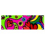 Seamless Doodle Banner and Sign 6  x 2  Front