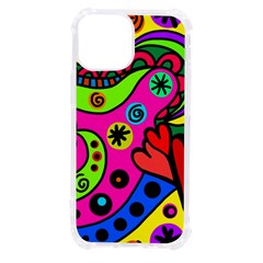 Seamless Doodle iPhone 13 mini TPU UV Print Case