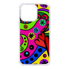 Seamless Doodle iPhone 13 Pro TPU UV Print Case