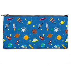 Space Rocket Solar System Pattern Pencil Case by Bangk1t