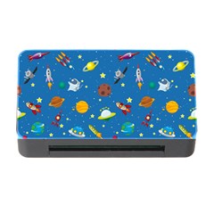 Space Rocket Solar System Pattern Memory Card Reader With Cf by Bangk1t