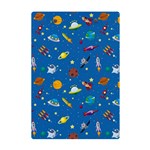 Space Rocket Solar System Pattern A5 Acrylic Clipboard Back