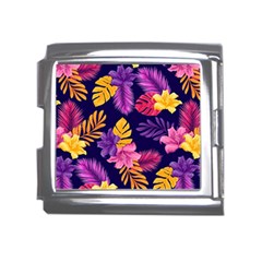 Tropical Pattern Mega Link Italian Charm (18mm)