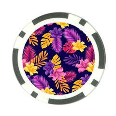 Tropical Pattern Poker Chip Card Guard by Bangk1t