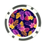 Tropical Pattern Poker Chip Card Guard (10 pack) Front