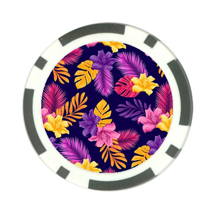 Tropical Pattern Poker Chip Card Guard (10 pack)