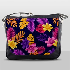 Tropical Pattern Messenger Bag by Bangk1t