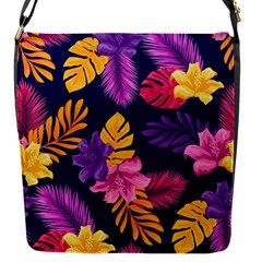 Tropical Pattern Flap Closure Messenger Bag (s) by Bangk1t