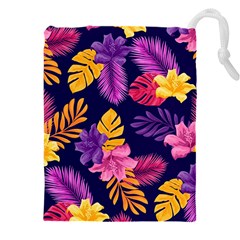 Tropical Pattern Drawstring Pouch (4xl) by Bangk1t