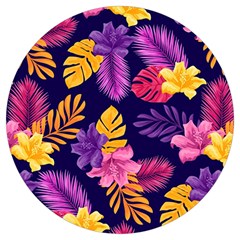 Tropical Pattern Round Trivet by Bangk1t