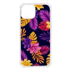 Tropical Pattern Iphone 14 Tpu Uv Print Case by Bangk1t