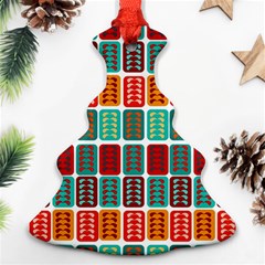 Bricks Abstract Seamless Pattern Ornament (christmas Tree)  by Bangk1t