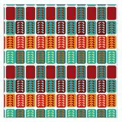 Bricks Abstract Seamless Pattern Square Satin Scarf (36  X 36 ) by Bangk1t