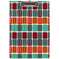 Bricks Abstract Seamless Pattern A4 Acrylic Clipboard by Bangk1t