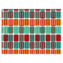 Bricks Abstract Seamless Pattern Two Sides Premium Plush Fleece Blanket (extra Small) by Bangk1t