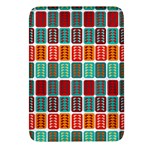 Bricks Abstract Seamless Pattern Rectangular Glass Fridge Magnet (4 pack) Front