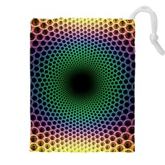 Abstract Patterns Drawstring Pouch (4xl) by Bangk1t